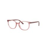 Gọng kính trẻ em Rayban Junior RY9097V 7516 - Hồng trong suốt – góc nghiêng 3/4