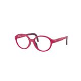 Gọng kính trẻ em Rayban Junior RYA1981 7531 - Tím đậm và tím – góc nghiêng 3/4
