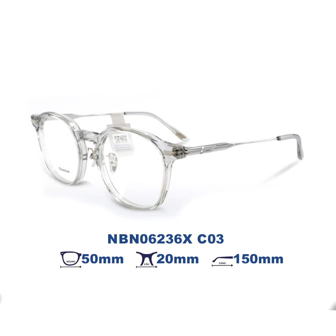  Gọng kính NEW BALANCE NBN06236X C03 