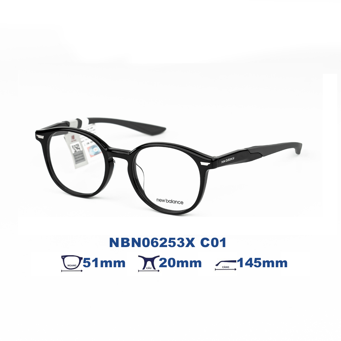  Gọng kính NEW BALANCE NBN06253X C01 