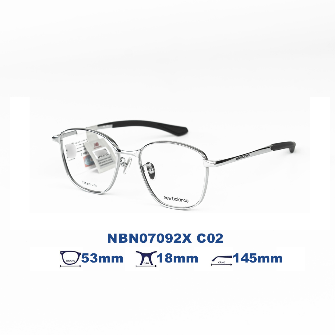  Gọng kính NEW BALANCE NBN07092X C02 