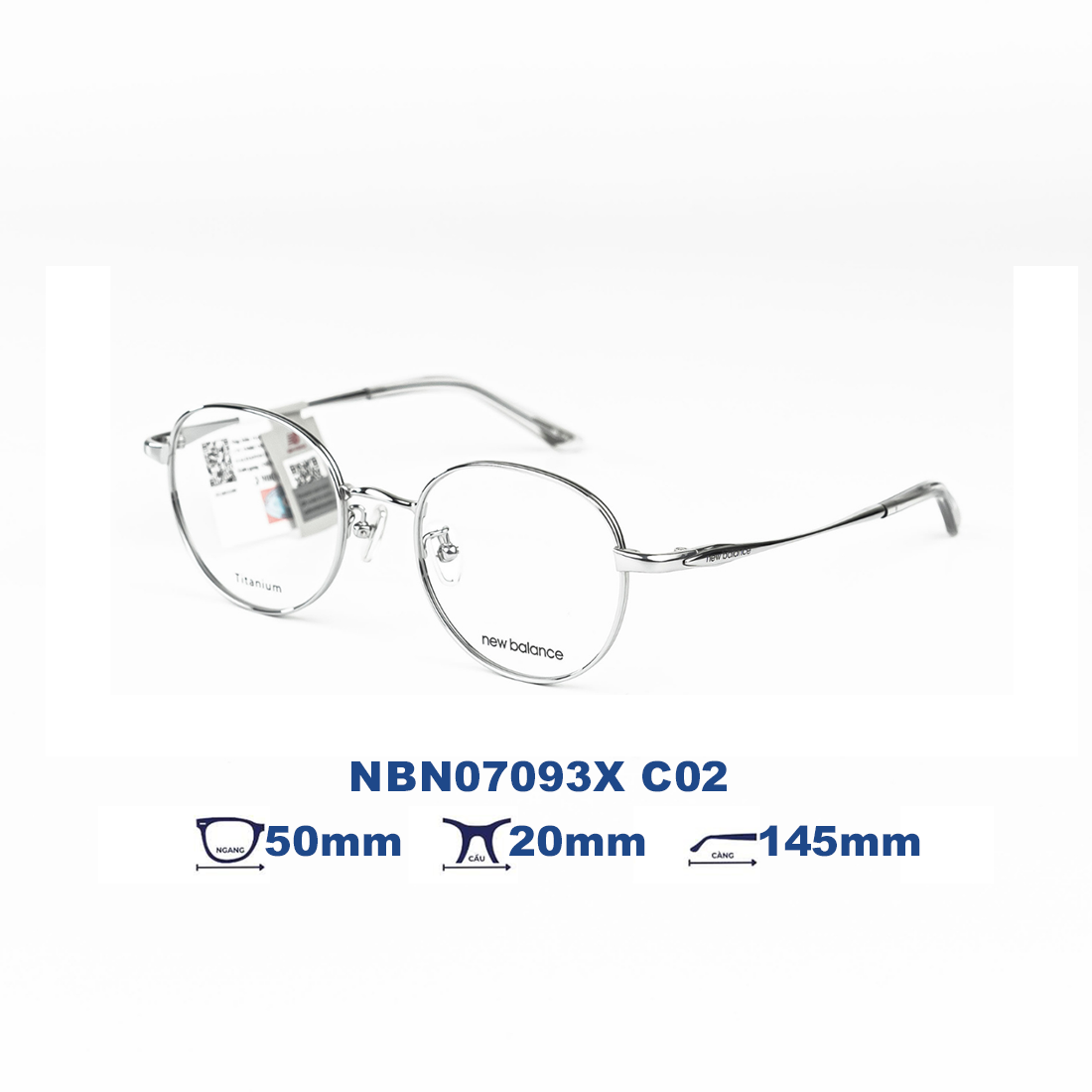  Gọng kính NEW BALANCE NBN07093X C02 