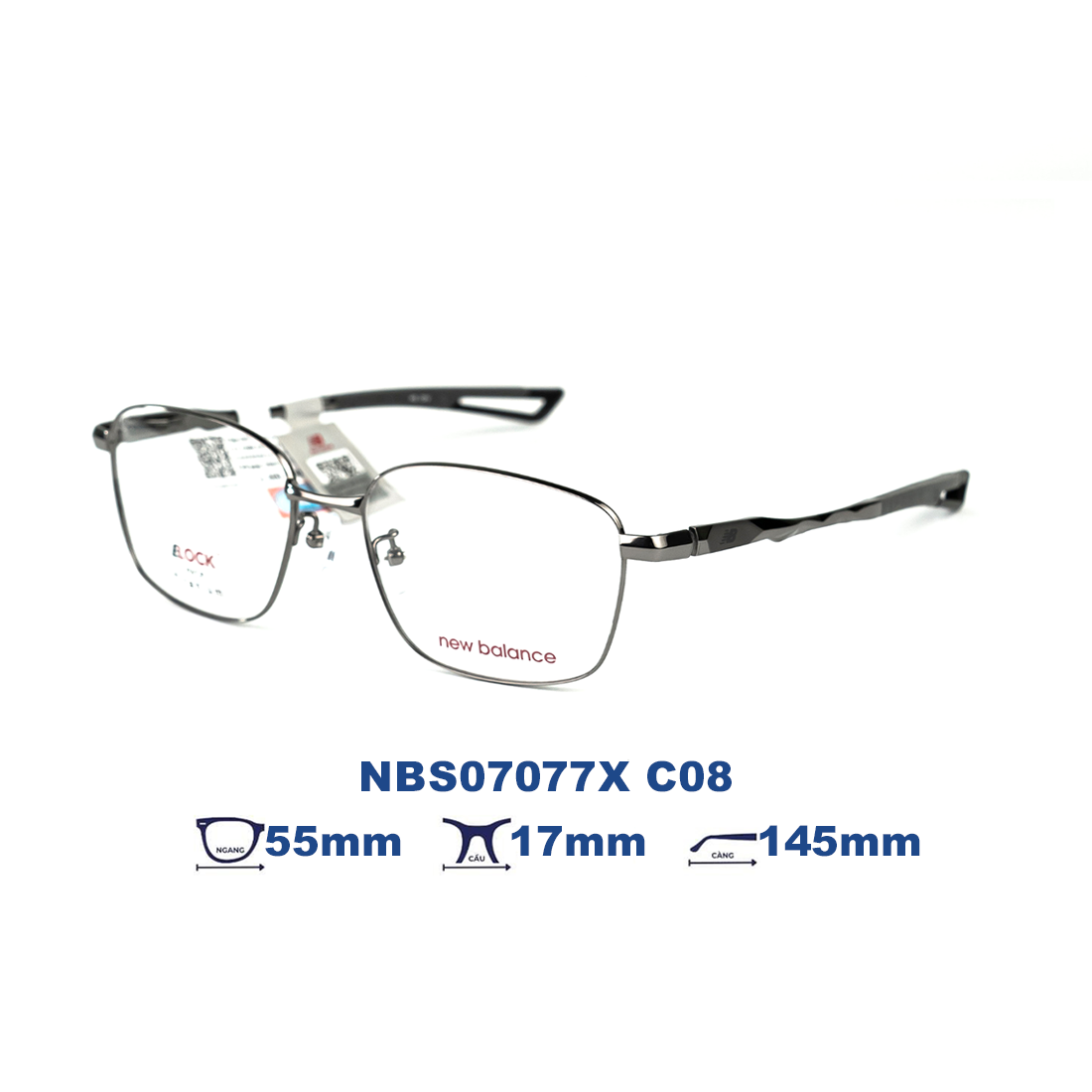 Gọng kính NEW BALANCE NBS07077X C08