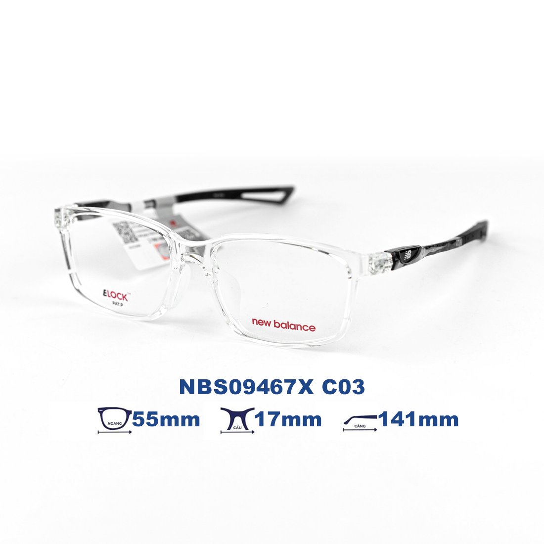  Gọng kính NEW BALANCE NBS09467X C03 
