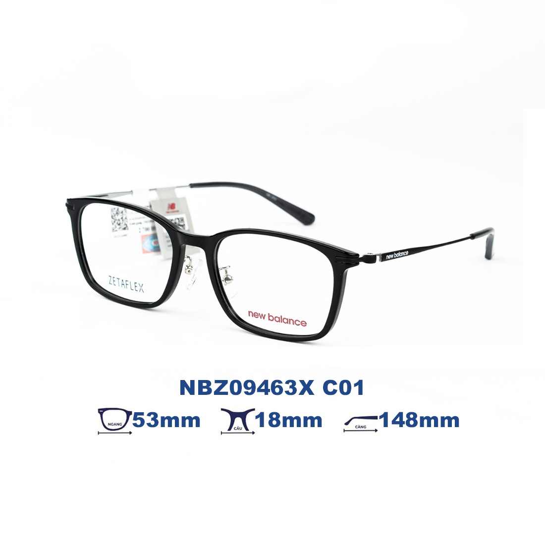  Gọng kính NEW BALANCE NBZ09463X C01 