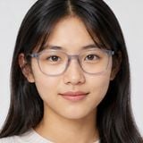 Gọng kính trẻ em Rayban Junior RY1626DC 390880 - Xanh dương nhạt phối xám – người mẫu đeo kính