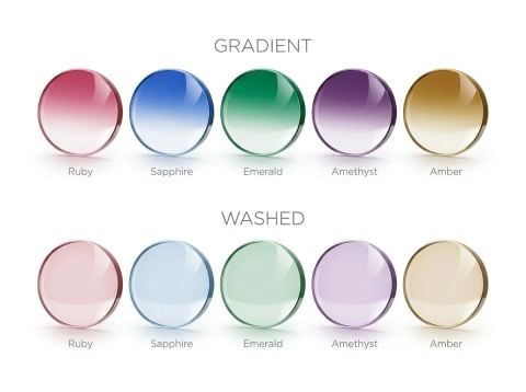 Tròng kính Essilor Transitions® Color Touch™ – 5 màu, phủ Crizal Rock