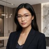 Gọng kính OAKLEY OX5019 501905 – người mẫu đeo kính