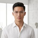 Gọng kính OAKLEY OX8178 817803 – người mẫu đeo kính