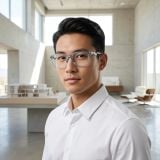 Gọng kính OAKLEY OX8187 818704 – người mẫu đeo kính