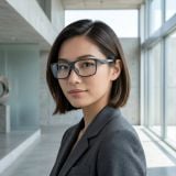 Gọng kính OAKLEY OX8201 820104 – người mẫu đeo kính