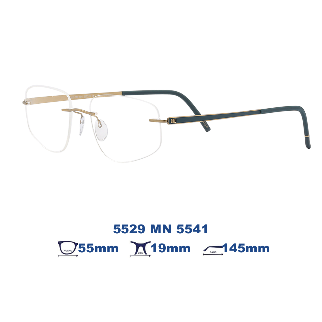 Gọng kính SILHOUETTE 5529 MN 5541