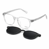 Gọng kính clip-on PARIM 96009 W1 – góc nghiêng 3/4