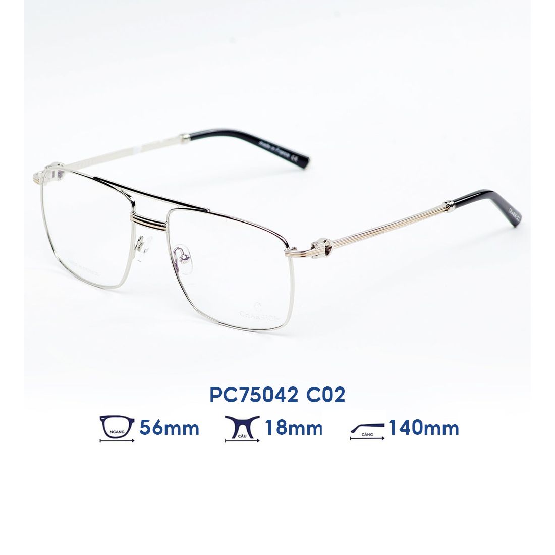  Gọng kính CHARRIOL PC75042 C02 