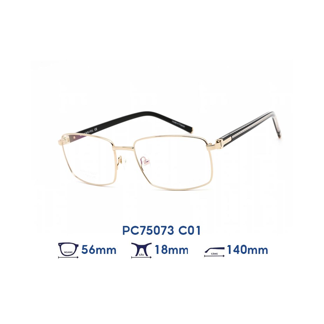  Gọng kính CHARRIOL PC75073 C01 