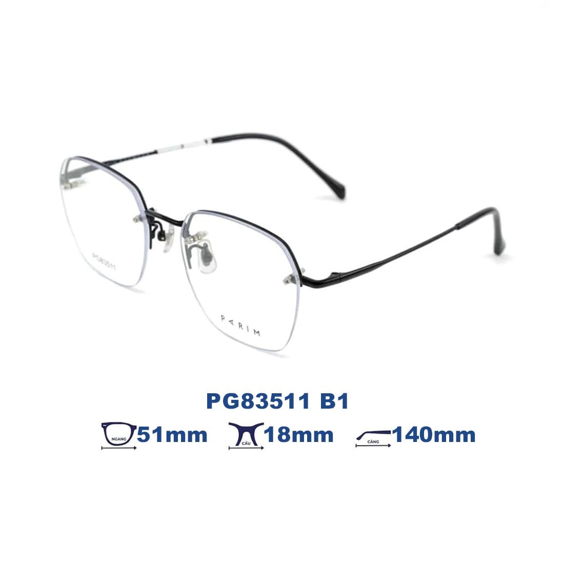  Gọng kính PARIM PG83511 B1 