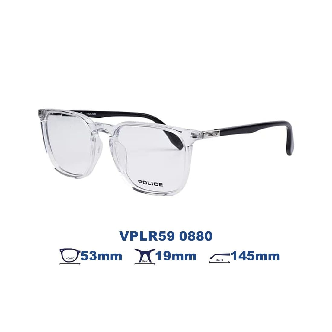 Gọng kính POLICE VPLR59 0880