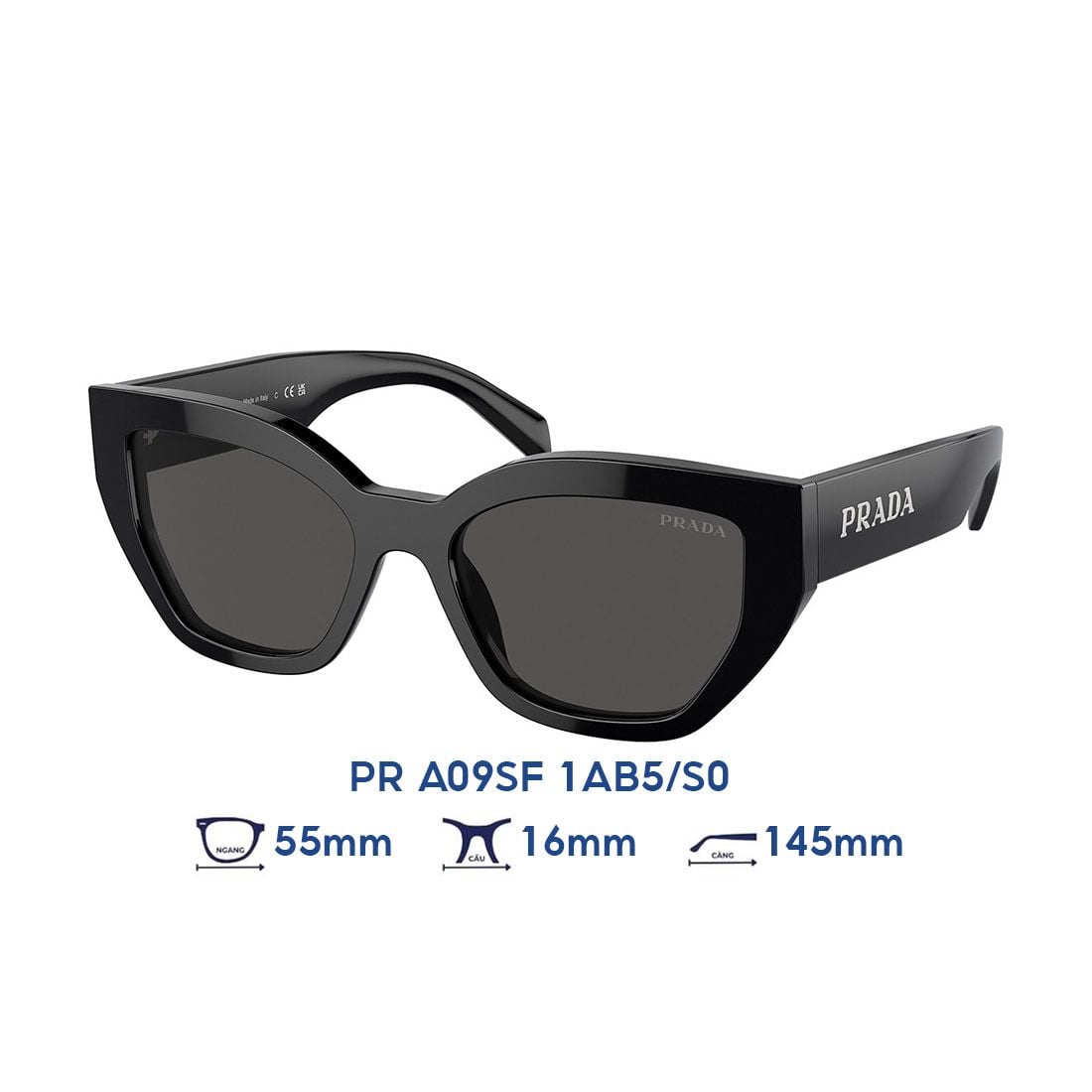 Kính mát PRADA PR A09SF 1AB5/S0