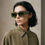 Kính mát PRADA PR D03SD 26J70G – người mẫu đeo kính