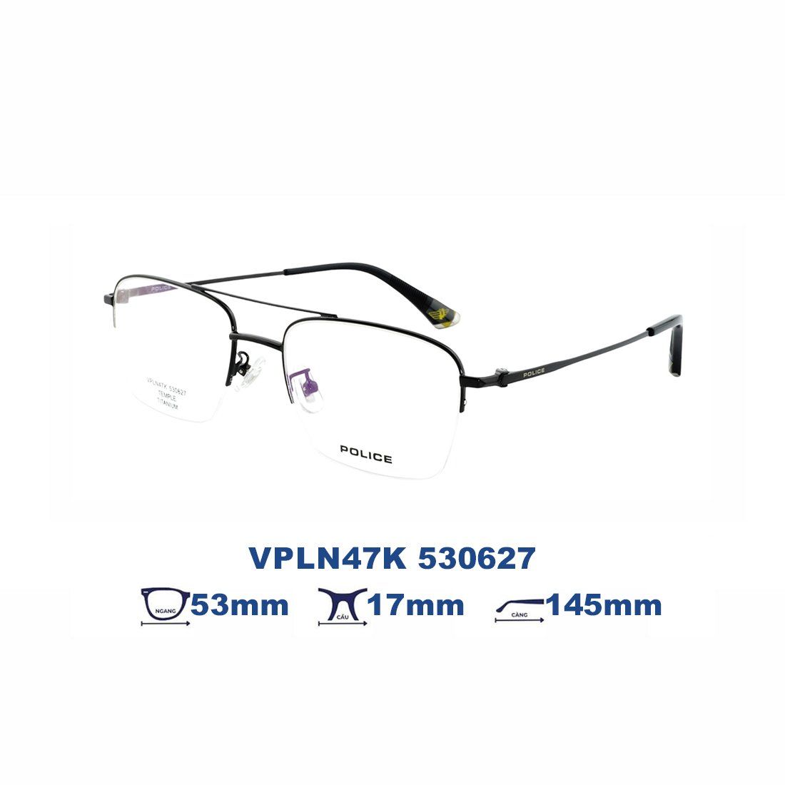  Gọng kính POLICE VPLN47K 530627 