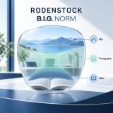 Phân bố ba vùng thị lực xa trung gần trên kính đa tròng kỹ thuật số Rodenstock B.I.G NORM