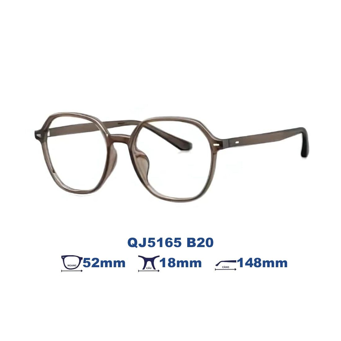 Gọng kính QINA QJ5165 B20