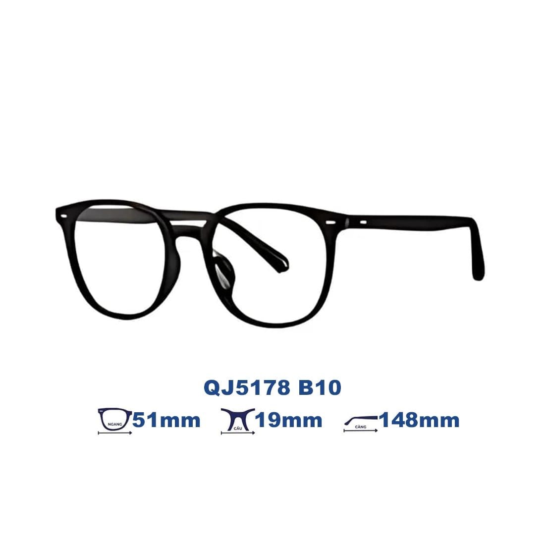 Gọng kính QINA QJ5178 B10
