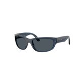 Kính mát trẻ em Rayban Junior RJ9189S 719687 - Xanh dương trong suốt – góc nghiêng 3/4