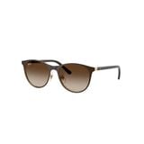 Kính mát trẻ em Rayban Junior RJ9552S 297/13 - Nâu mờ phối vàng kim – góc nghiêng 3/4