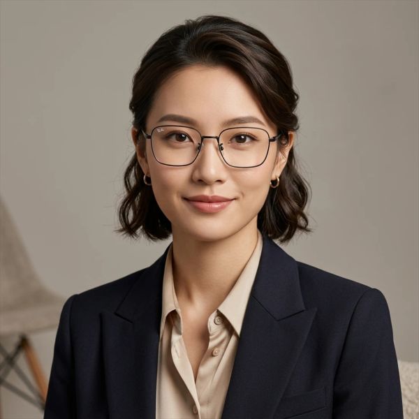 Gọng kính Rayban Jennie RB8784D 1244 – người mẫu đeo kính