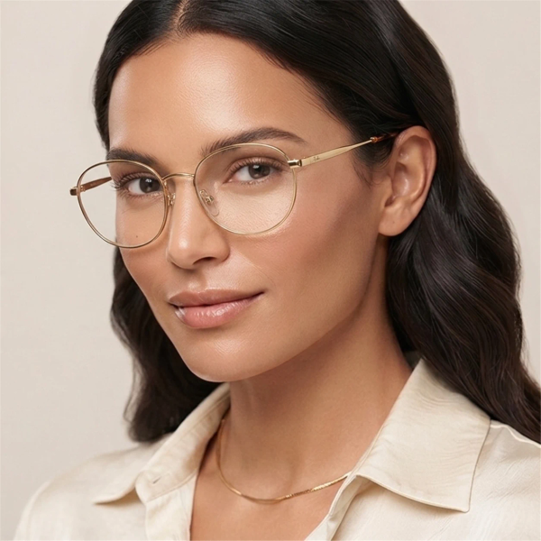 Gọng kính Rayban Jennie RX3774VD 2993 – người mẫu đeo kính