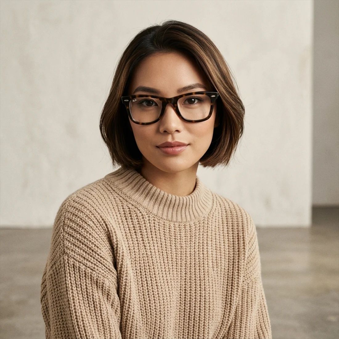 Gọng kính RAYBAN RX4340V 2012 – người mẫu đeo kính