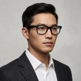 Gọng kính RAYBAN RX4340V 2034 – người mẫu đeo kính