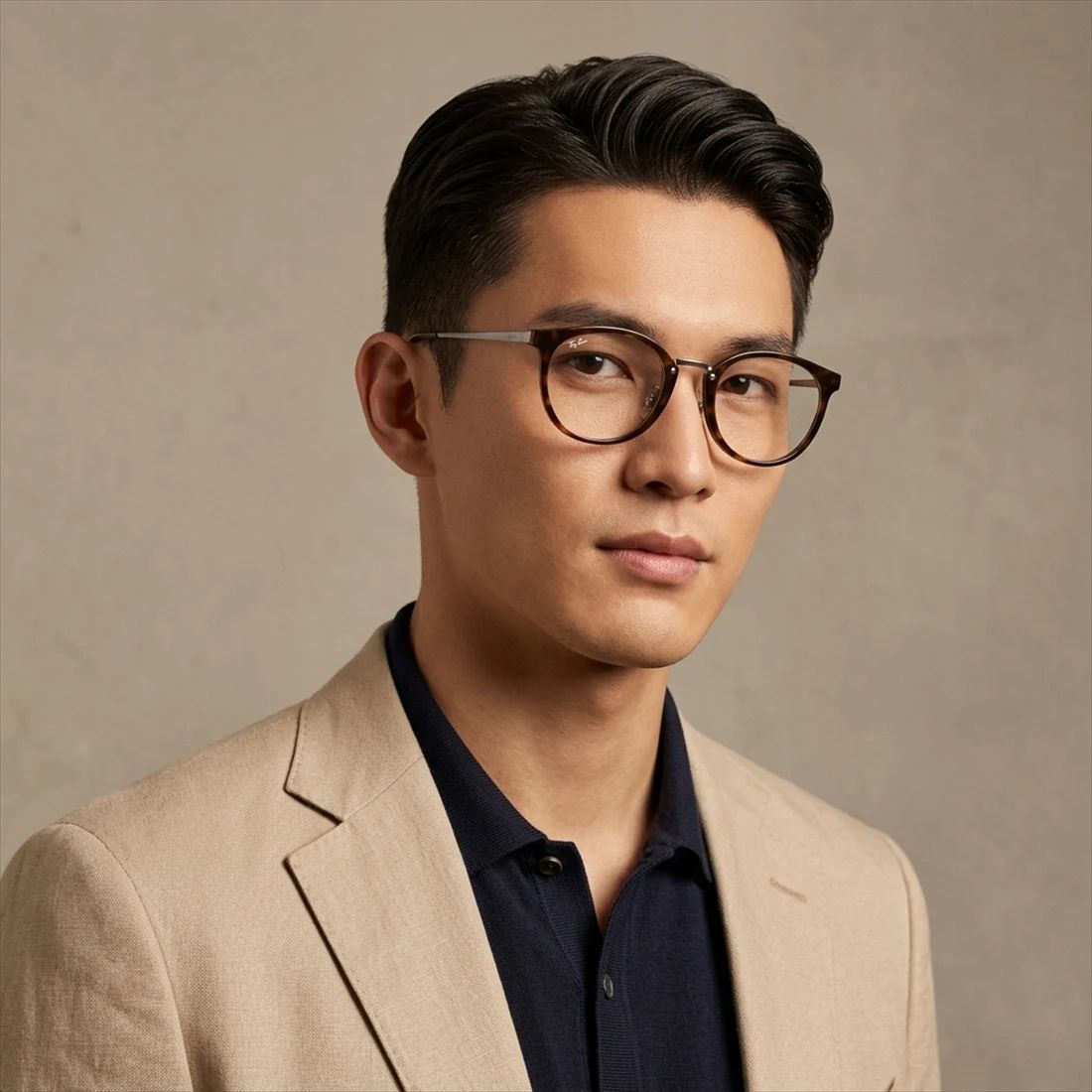 Gọng kính Rayban Jennie RX7266D 2012 – người mẫu đeo kính