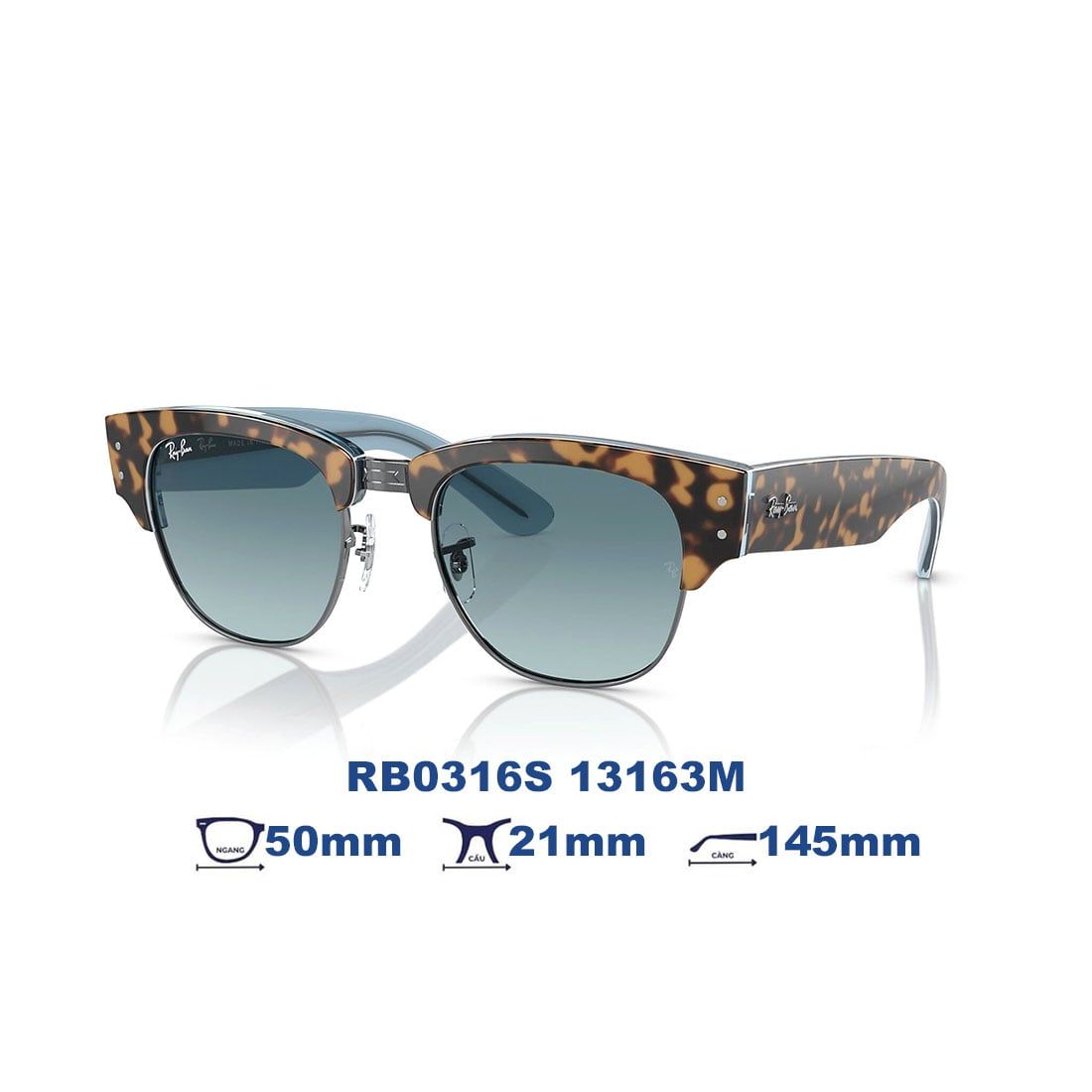  Kính mát RAYBAN RB0316S 13163M 