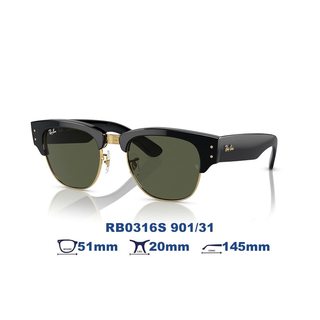  Kính mát RAYBAN RB0316S 901/31 