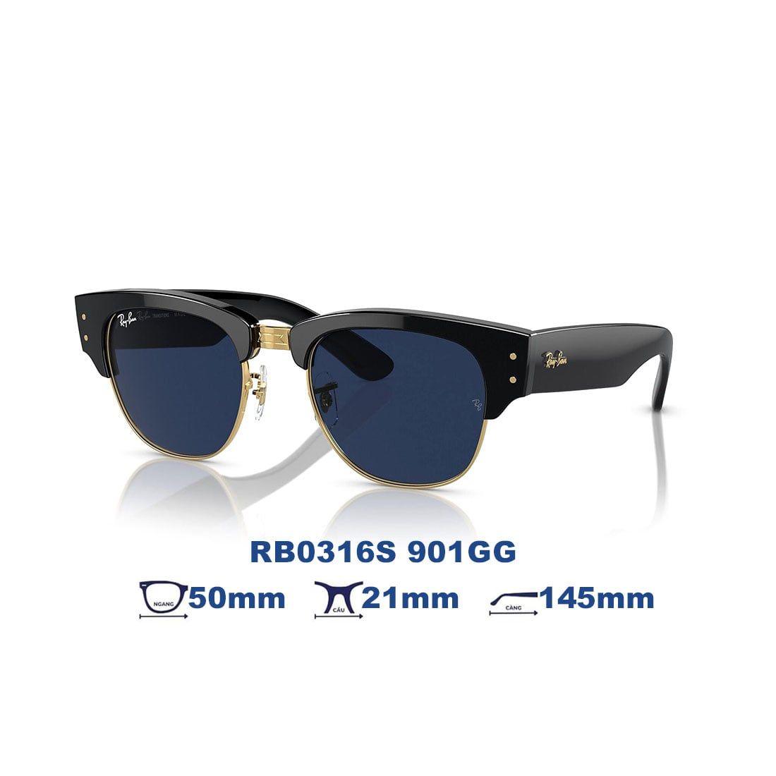 Kính mát RAYBAN RB0316S 901GG 