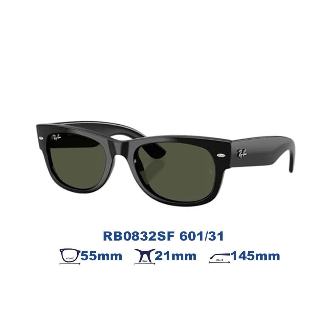 Kính mát RAYBAN RB0832SF 601/31
