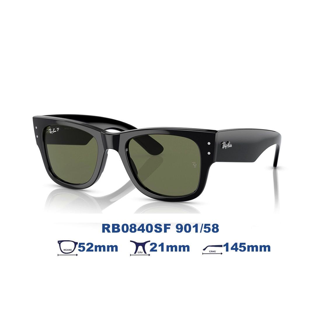  Kính mát RAYBAN RB0840SF 901/58 