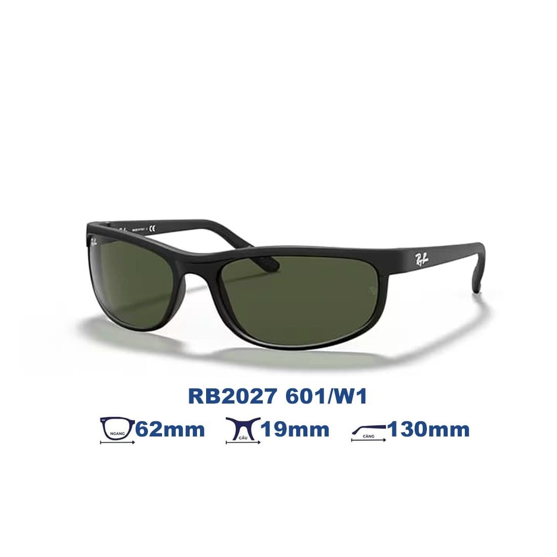  Kính mát RAYBAN RB2027 601/W1 