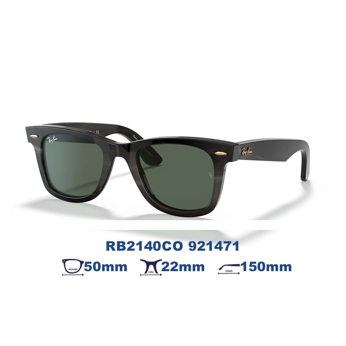  Kính mát RAYBAN RB2140CO 921471 
