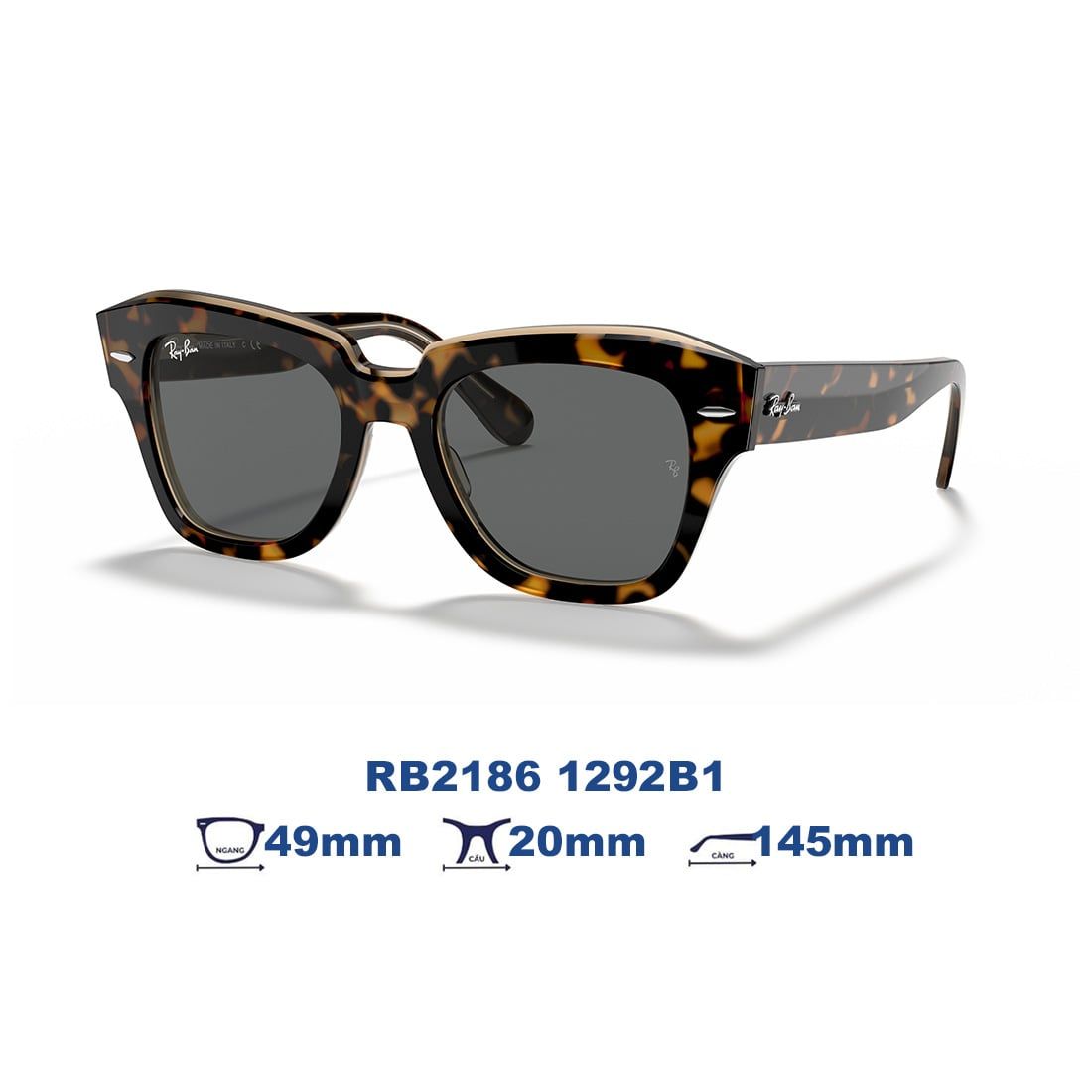 Kính mát RAYBAN RB2186 1292B1