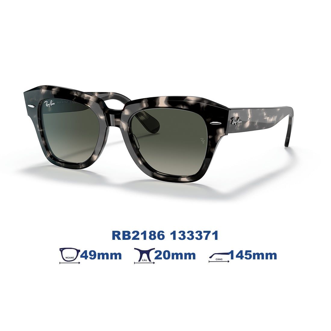 Kính mát RAYBAN RB2186 133371