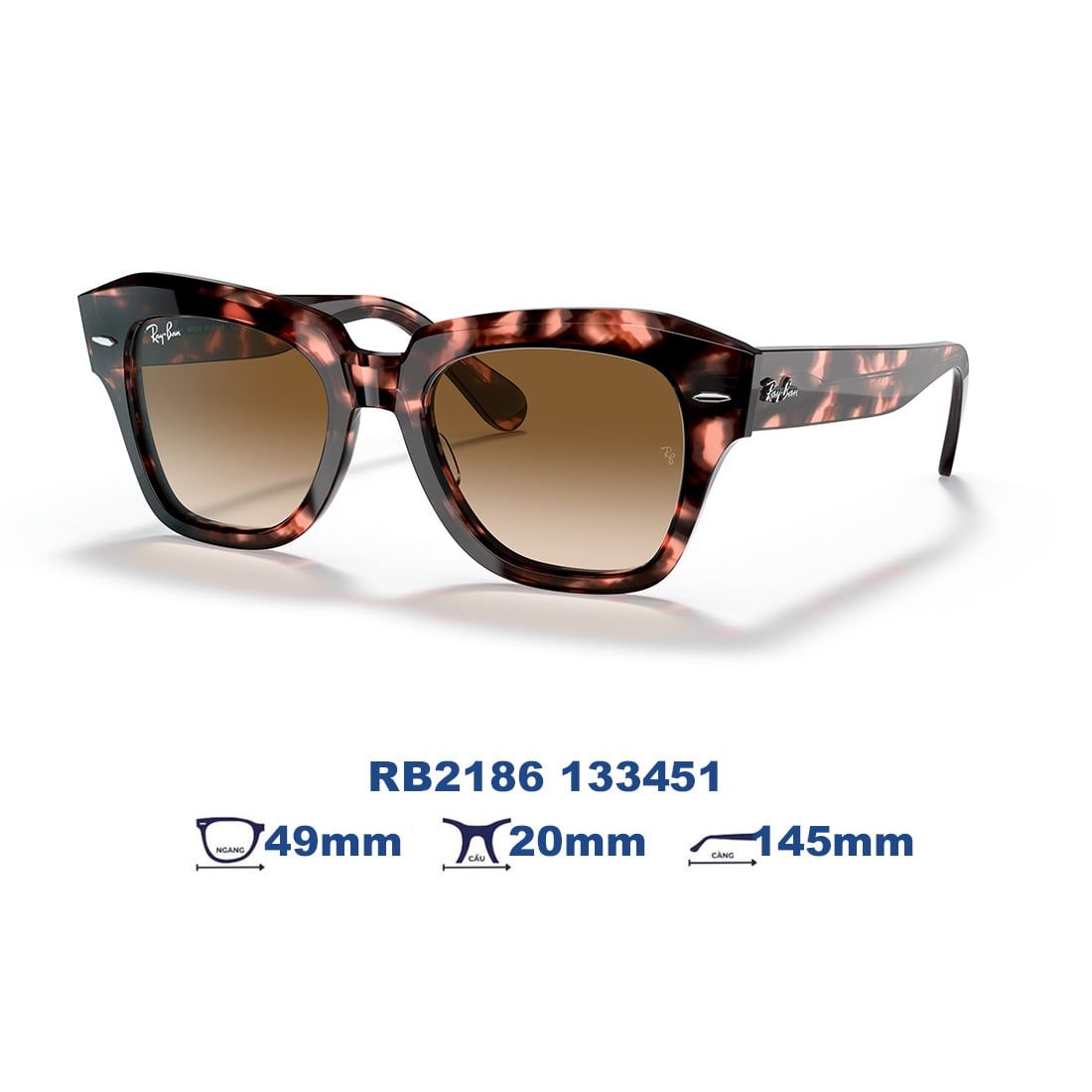 Kính mát RAYBAN RB2186 133451