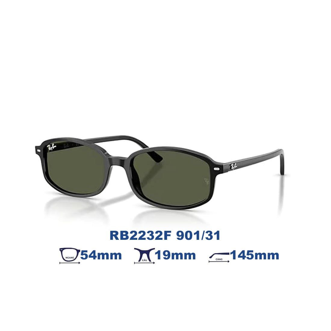 Kính mát RAYBAN RB2232F 901/31