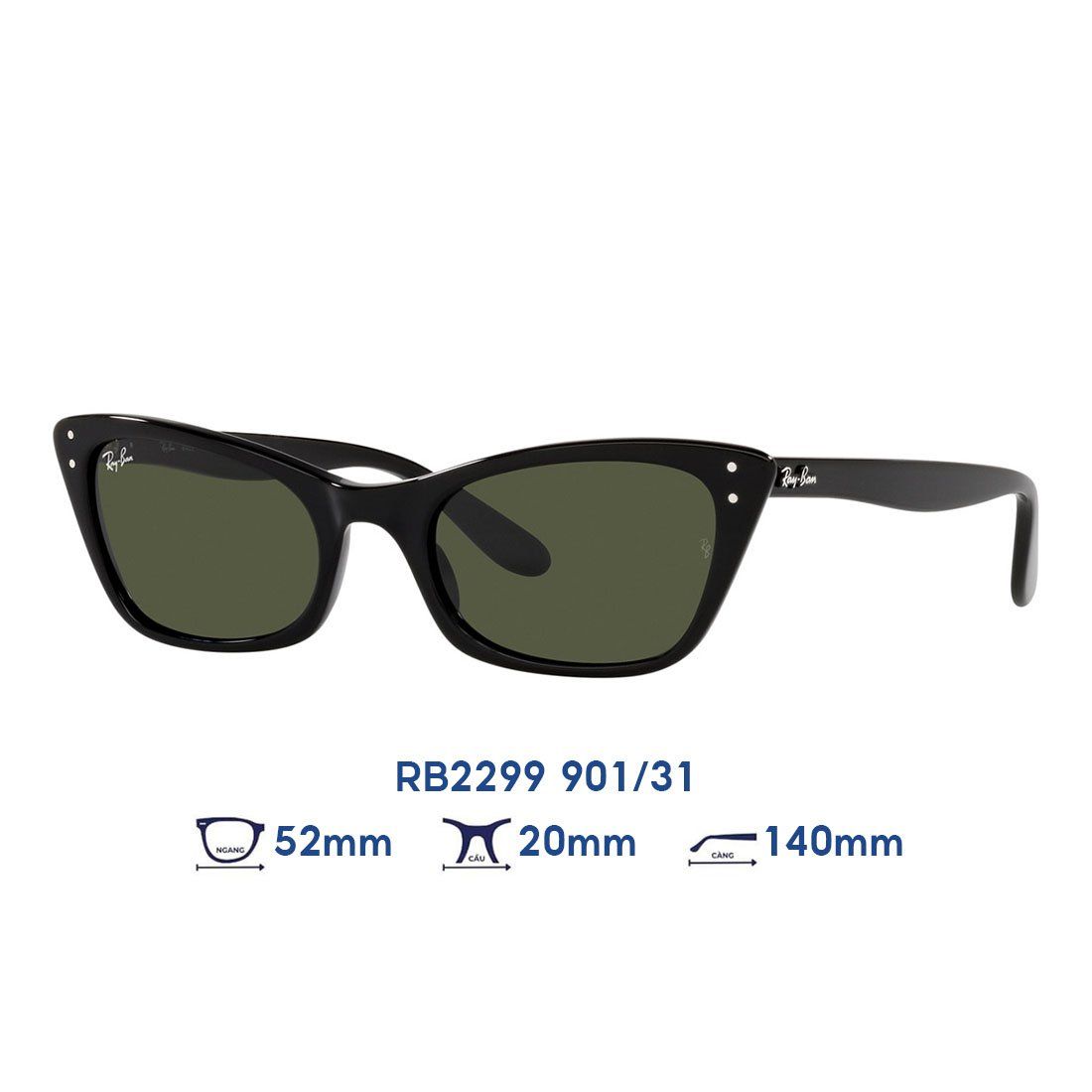  Kính mát RAYBAN RB2299 901/31 