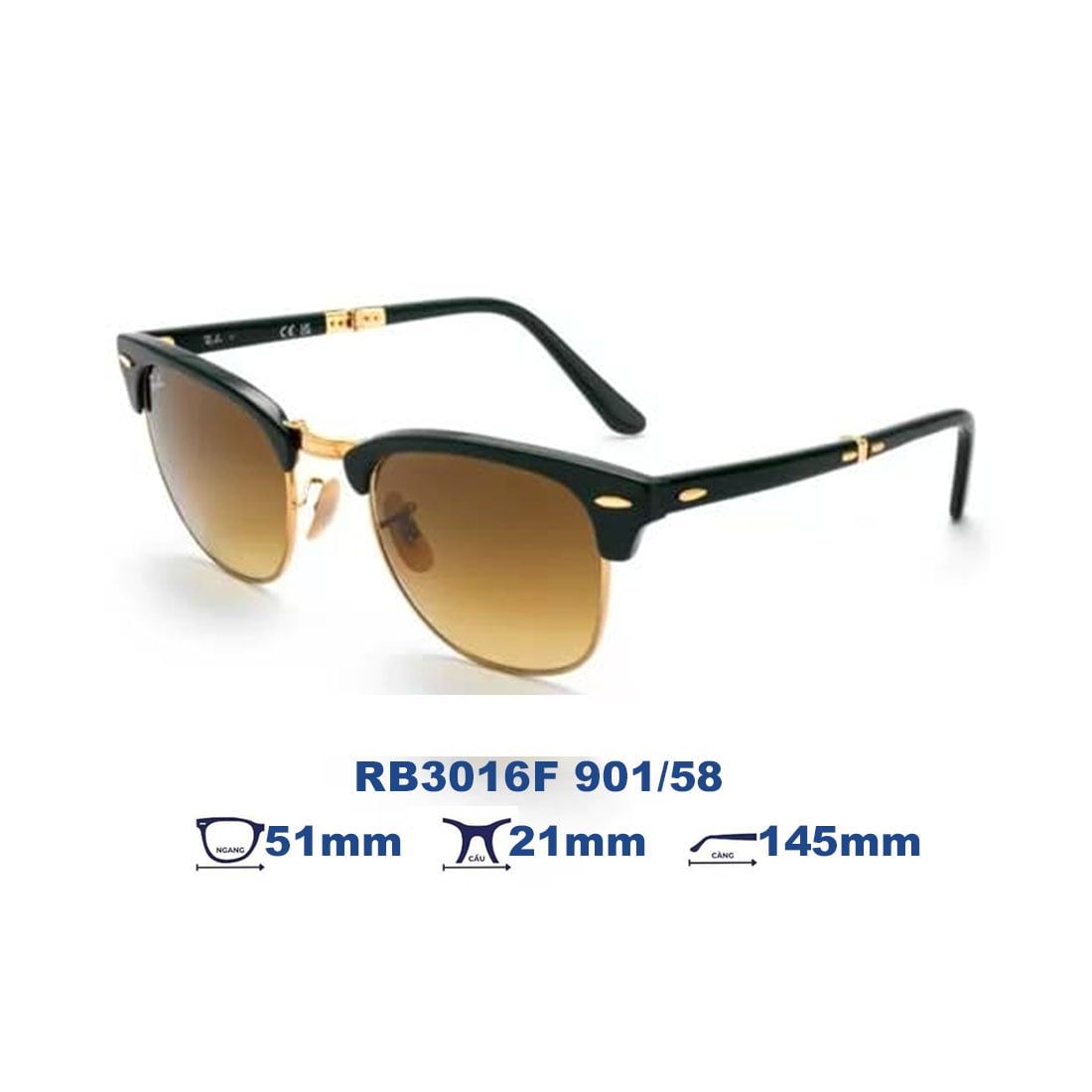  Kính mát RAYBAN RB3016F 901/58 