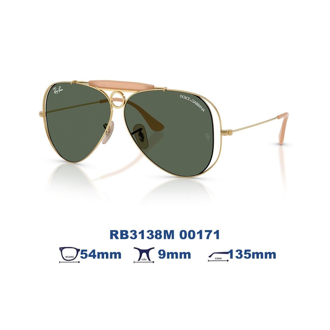 Kính mát RAYBAN RB3138M 00171