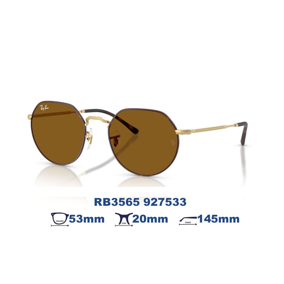  Kính mát RAYBAN RB3565 927533 