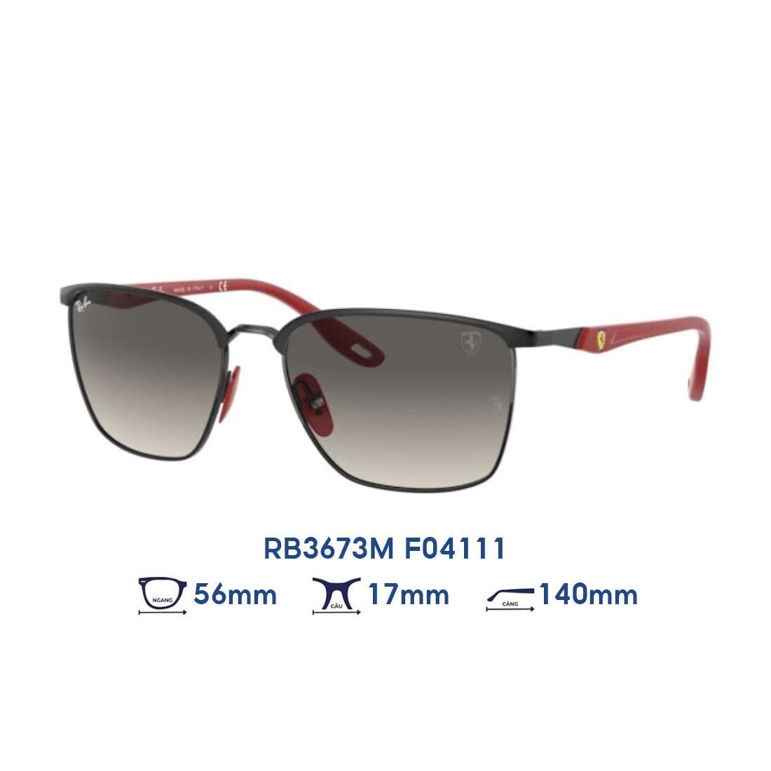  Kính mát RAYBAN Scuderia Ferrari RB3673M F04111 